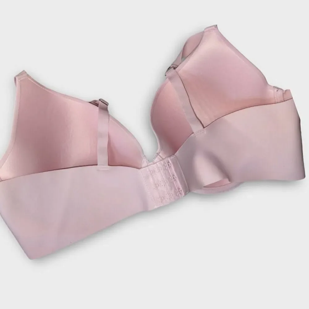 Vince Camuto Womens Bra Sz 42D Pink Nylon‎ Spandex Comfort Adjustable Intimates